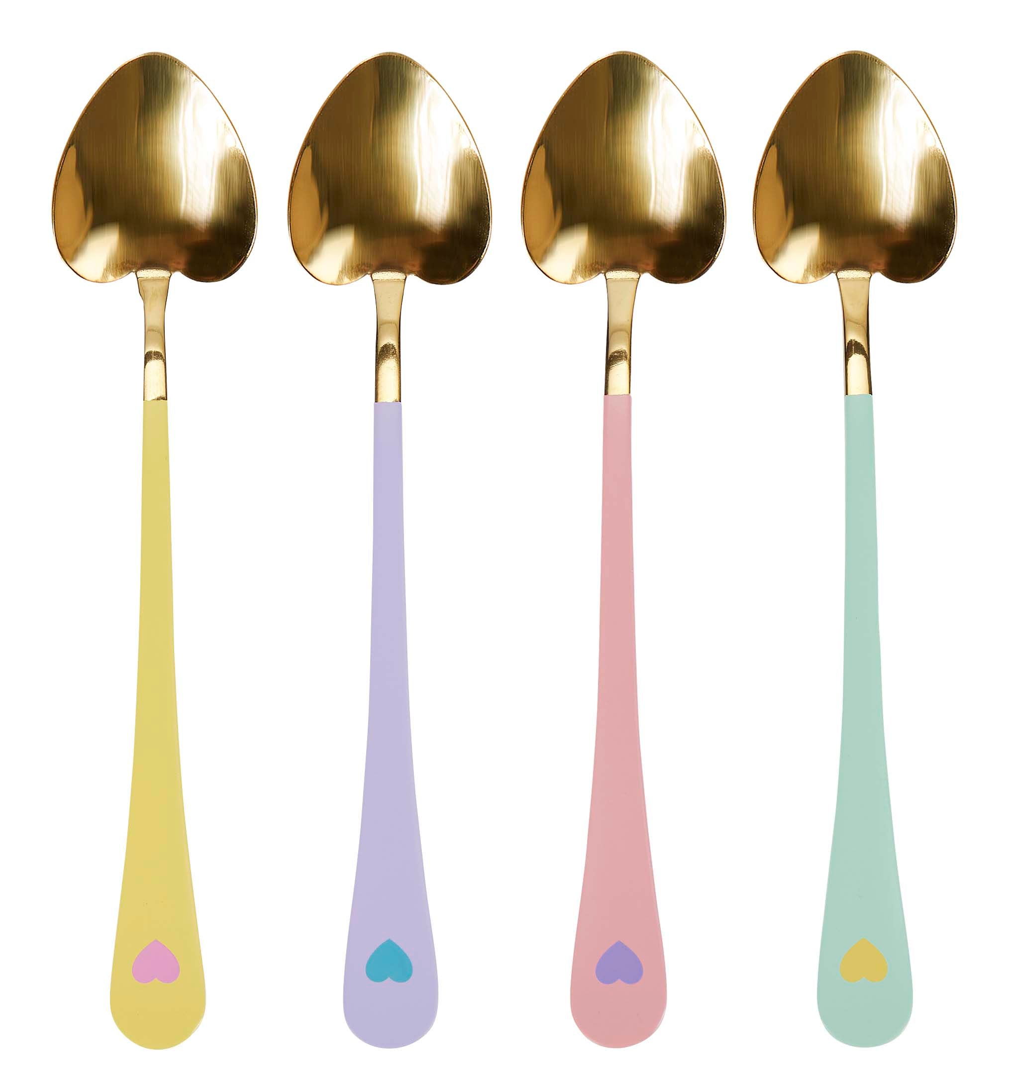 Heart teaspoon set - 4 stk.